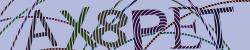 Darstellung des Captcha-Codes.