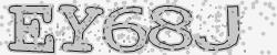 Darstellung des Captcha-Codes.