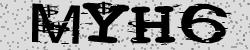 Darstellung des Captcha-Codes.