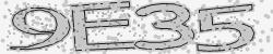 Darstellung des Captcha-Codes.