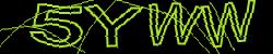 Darstellung des Captcha-Codes.