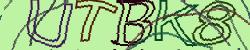 Darstellung des Captcha-Codes.