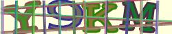 Darstellung des Captcha-Codes.