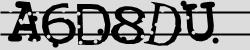 Darstellung des Captcha-Codes.