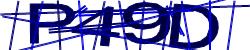Darstellung des Captcha-Codes.
