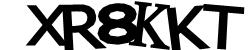 Darstellung des Captcha-Codes.