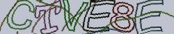 Darstellung des Captcha-Codes.