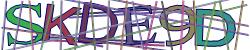 Darstellung des Captcha-Codes.