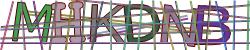 Darstellung des Captcha-Codes.