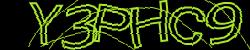 Darstellung des Captcha-Codes.