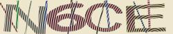 Darstellung des Captcha-Codes.