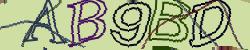 Darstellung des Captcha-Codes.