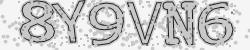 Darstellung des Captcha-Codes.