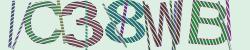 Darstellung des Captcha-Codes.