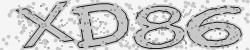 Darstellung des Captcha-Codes.