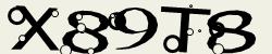 Darstellung des Captcha-Codes.