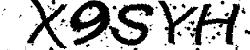 Darstellung des Captcha-Codes.