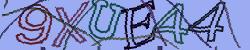 Darstellung des Captcha-Codes.