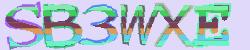 Darstellung des Captcha-Codes.